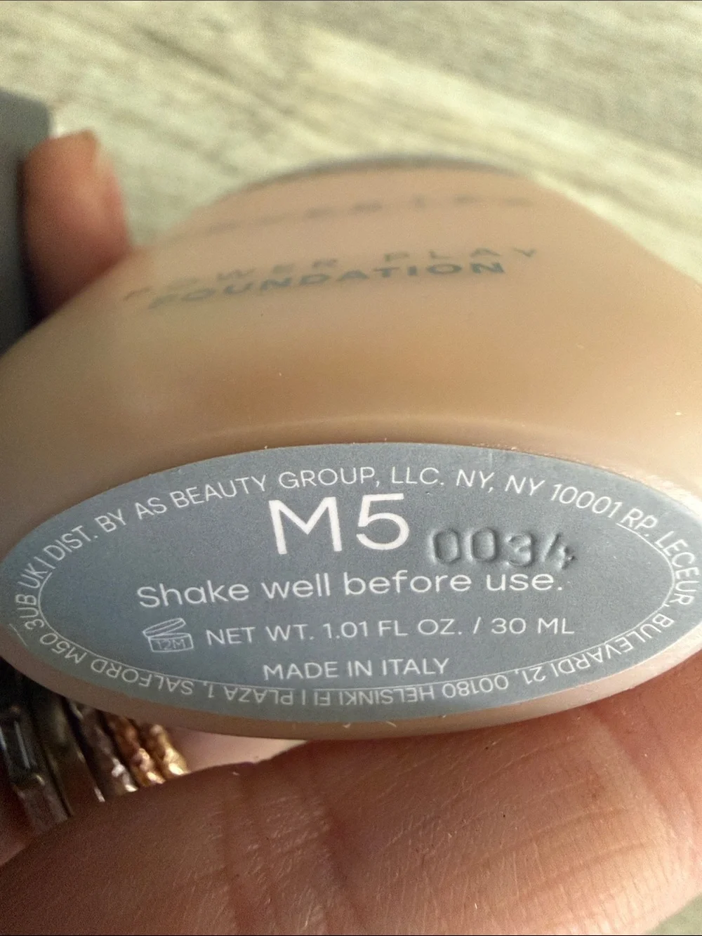 COVER FX Power Play Foundation in Warm Tan M5